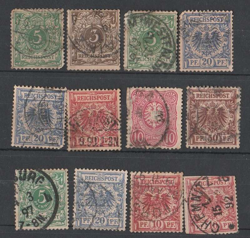 GERMAN EMPIRE 1889-1900
