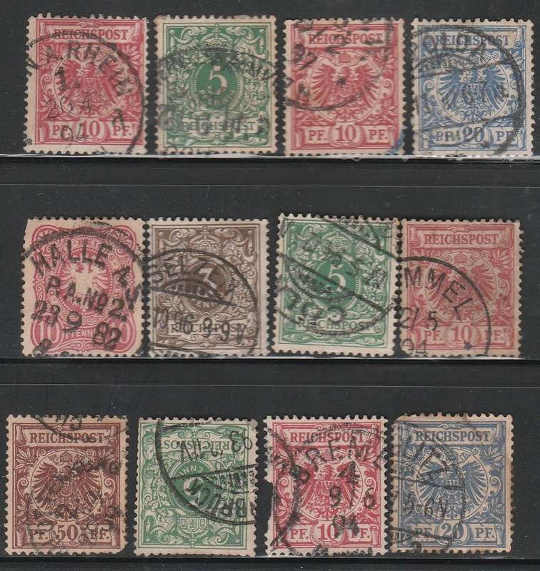 GERMAN EMPIRE 1889-1900
