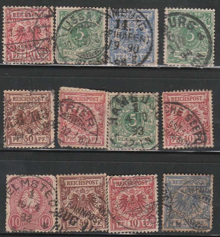 GERMAN EMPIRE 1889-1900