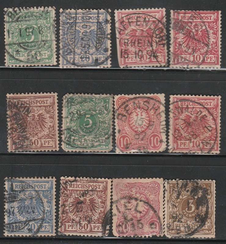 GERMAN EMPIRE 1889-1900