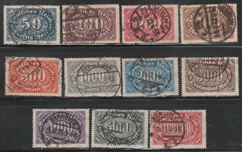GERMAN EMPIRE 1922/23