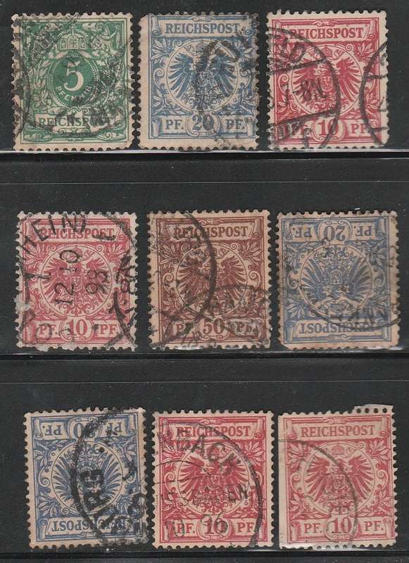 GERMAN EMPIRE 1889-1900