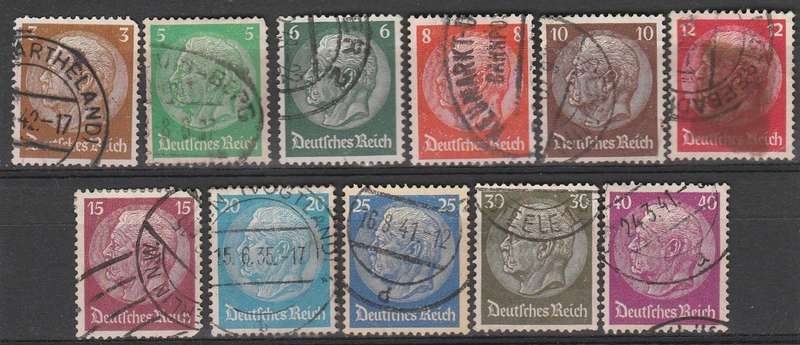 GERMAN EMPIRE 1932/33