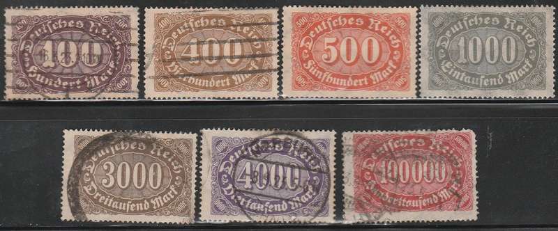 GERMAN EMPIRE 1922/23