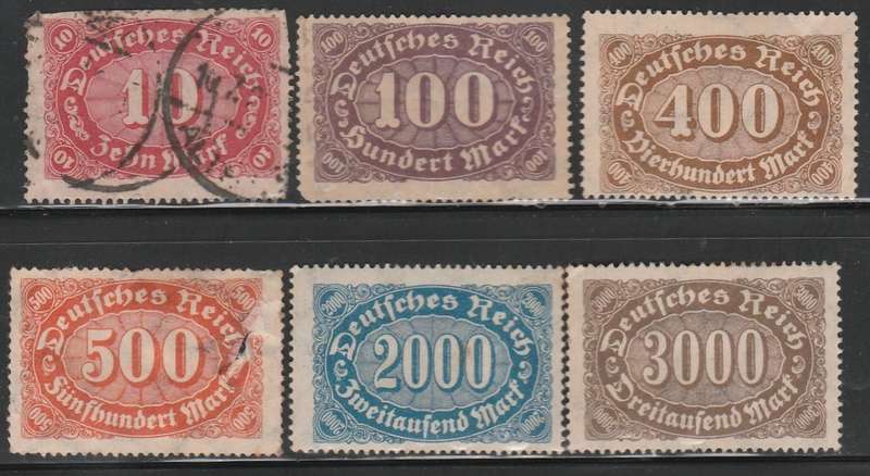GERMAN EMPIRE 1922/23