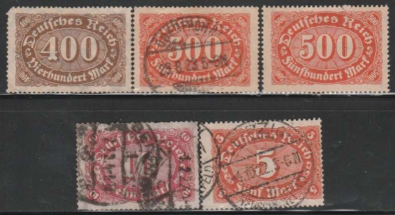 GERMAN EMPIRE 1922/23