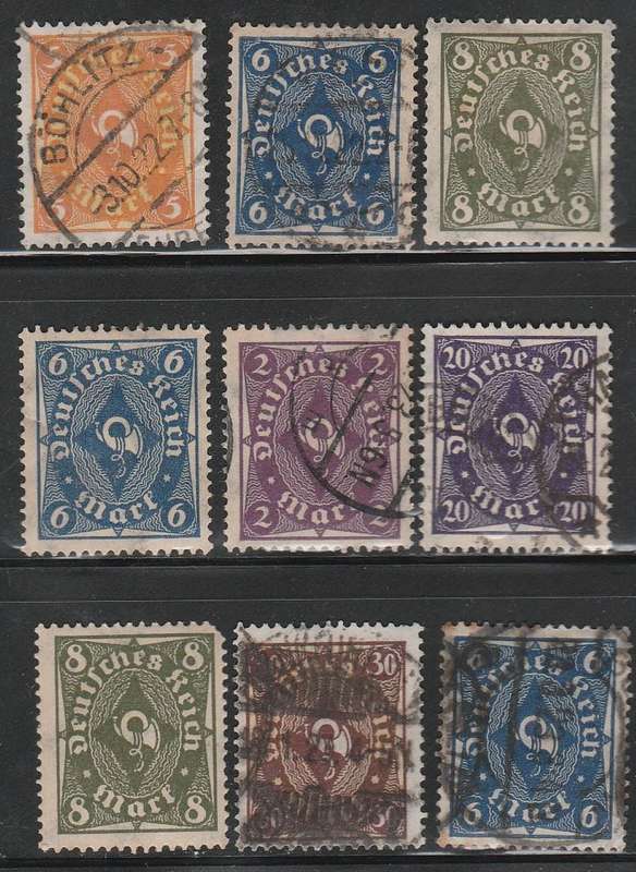 GERMAN EMPIRE 1922/23