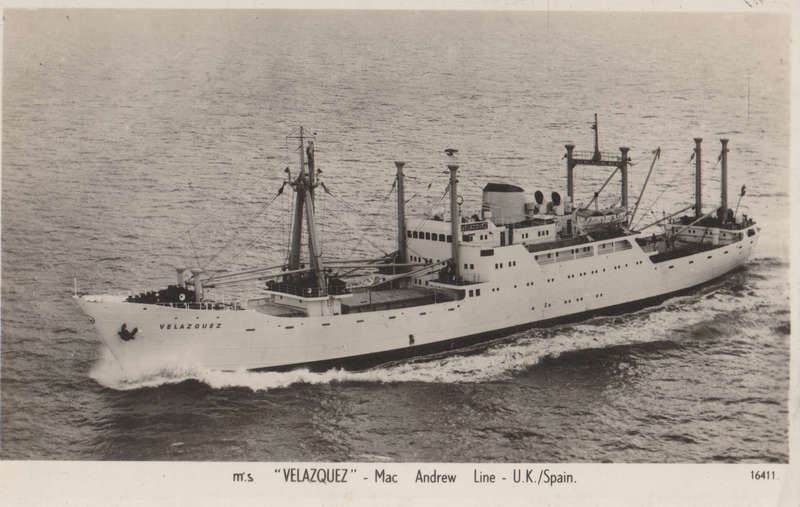 SHIPS OF THE WORLD POST CARDS VELAZQUEZ