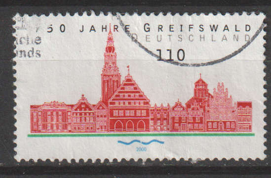 GERMANY 2000 The 750th Anniversary of the City of Greifswald ULH SG 2958