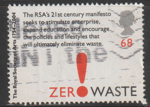 ENGLAND 2004 The 250th Anniversary of the Royal Society of Arts ULH SG 2478