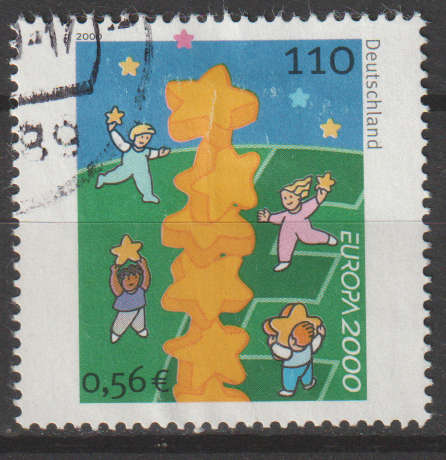 GERMANY 2000 EUROPA Stamps - Tower of 6 Stars ULH SG 2962