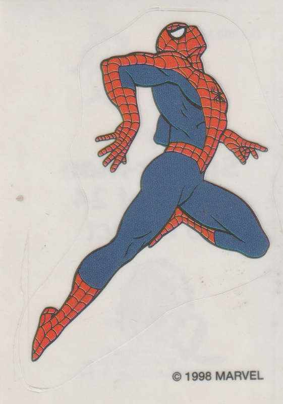 SPUR COLLECTABLE SPIDER MAN POSTER STICKER #2