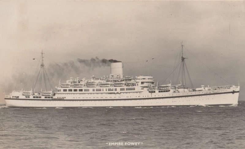 SHIPS OF THE WORLD POST CARDS EMPIRE FOWEY