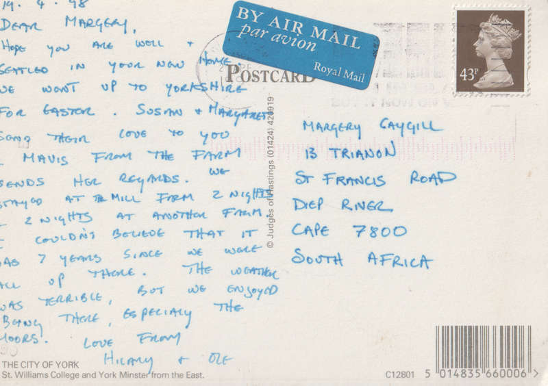 USED POST CARD