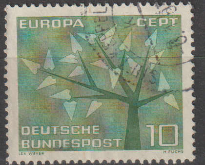 GERMANY 1962 EUROPA Stamps ULH SG 1297
