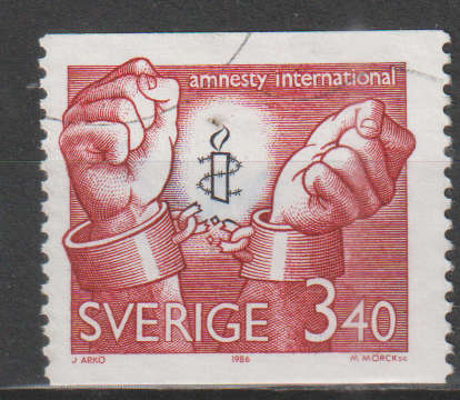 SWEDEN 1986 For Peace and Freedom ULH SG 1316