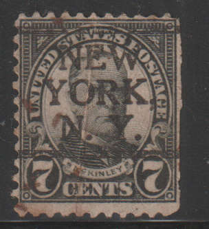 USA PRE CANCEL NEW YORK NY