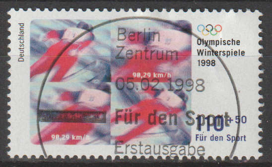 GERMANY 1998 Charity Stamps - Sports ULH SG 2831
