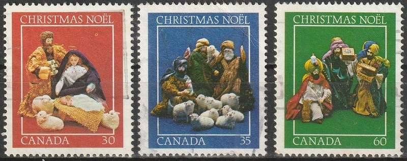 CANADA 1982 Christmas - Nativity Scenes ULH SG 1080-2