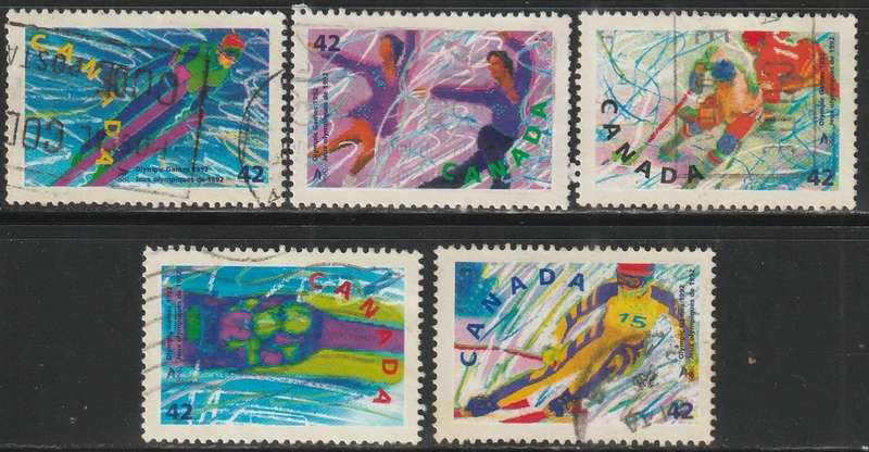 CANADA 1992 Winter Olympic Games - Albertville, France ULH SG 1482-6