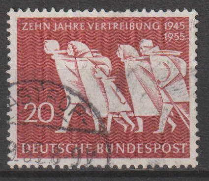GERMANY  1955 The 10th Anniversary of the Compulsory Fugitive ULH SG 1141