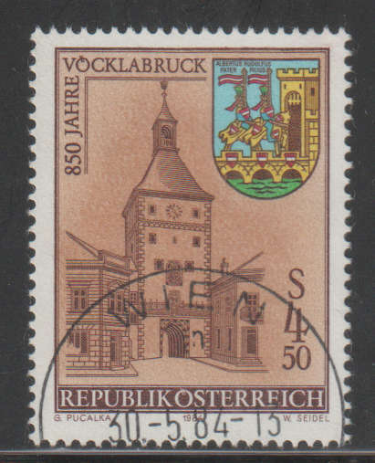 AUSTRIA 1984 The 850th Anniversary of Vöcklabruck UNH SG 2019