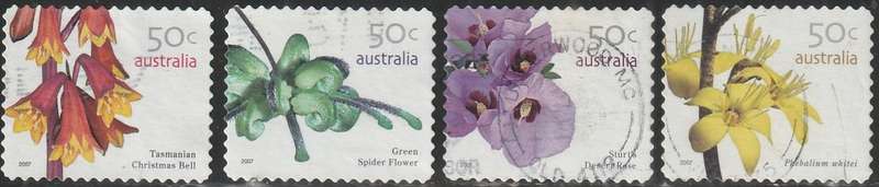 AUSTRALIA 2007 Australian Wildflowers UNH SG 2759-62