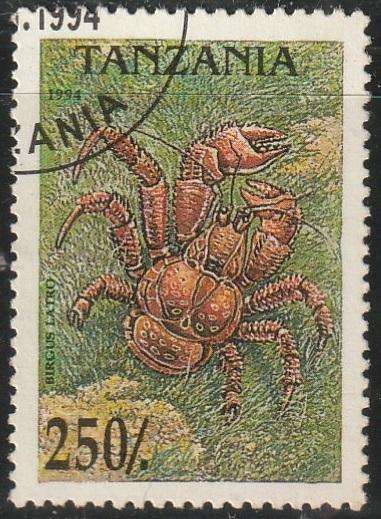 TANZANIA 1994 Crustaceans VFU SG 1988