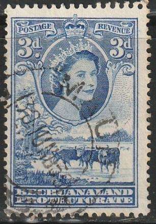 BECHUANALAND 1955 -1958 Queen Elizabeth II ULH SG 146