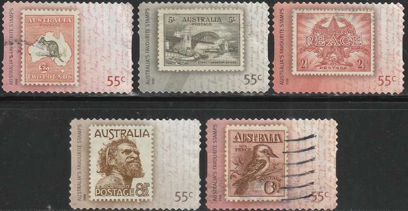 AUSTRALIA 2009 Australia's Favourite Stamps UNH SG 3219