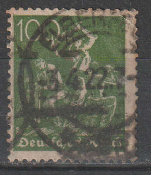 GERMAN REICH 1921 New Daily Stamps ULH SG 186