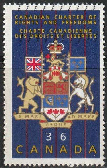 CANADA 1987 The 5th Anniversary of Canadian Charter of Rights and Freedoms ULH SG 1239