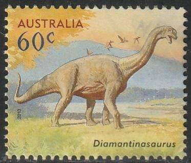 AUSTRALIA 2013 Prehistorical Animals - Australias Age of Dinosaurs ULH SG 4064