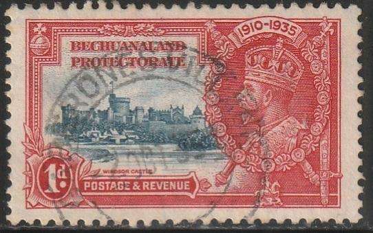 BECHUANALAND 1935 The 25th Anniversary of the Coronation of King George V ULH SG 115