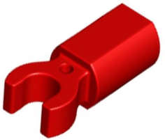 Lego (USED) ~ Bar Holder with Clip [Red]