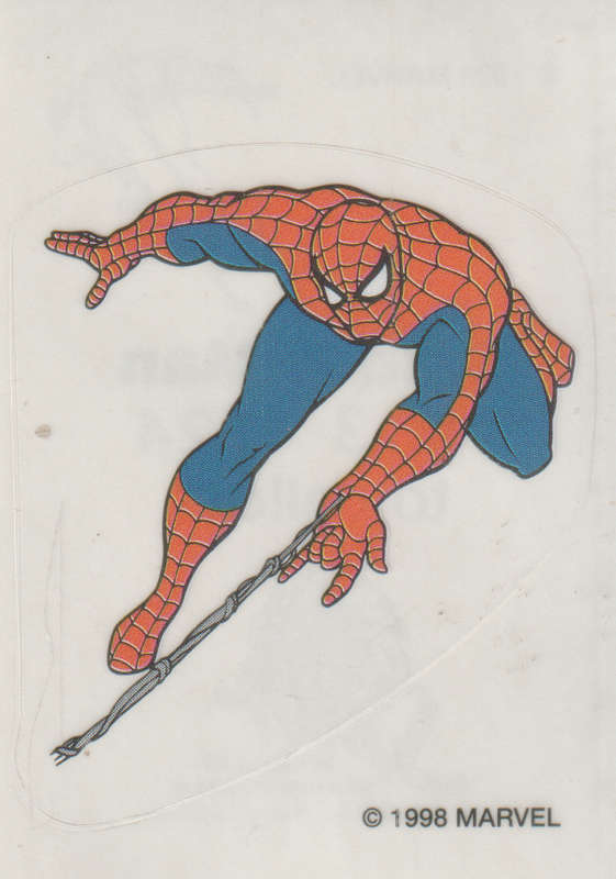 SPUR COLLECTABLE SPIDER MAN POSTER STICKER #3