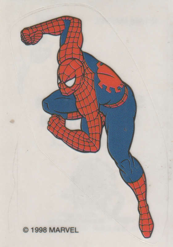 SPUR COLLECTABLE SPIDER MAN POSTER STICKER #6