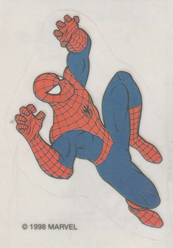 SPUR COLLECTABLE SPIDER MAN POSTER STICKER #7