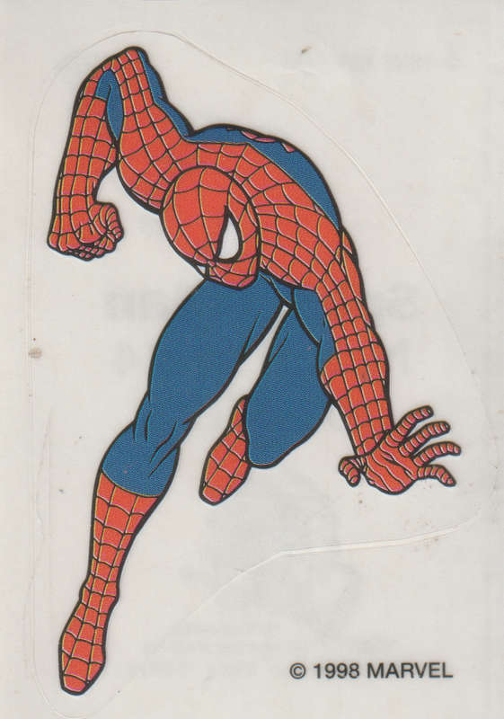 SPUR COLLECTABLE SPIDER MAN POSTER STICKER #10