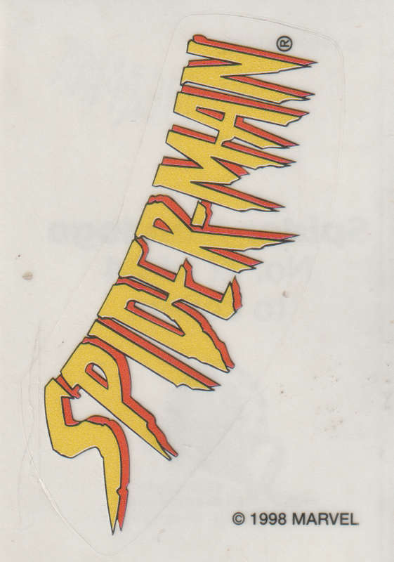 SPUR COLLECTABLE SPIDER MAN POSTER STICKER #12