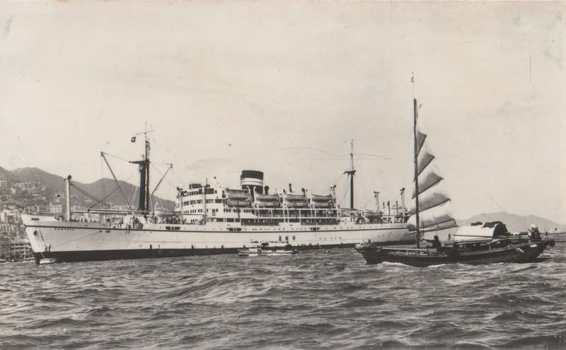 SHIPS OF THE WORLD POST CARDS SANGOLA