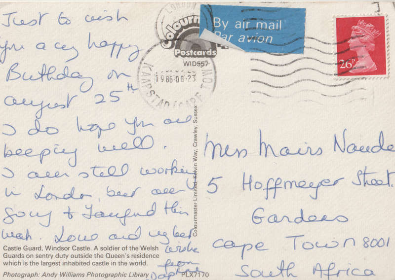 USED POST CARD