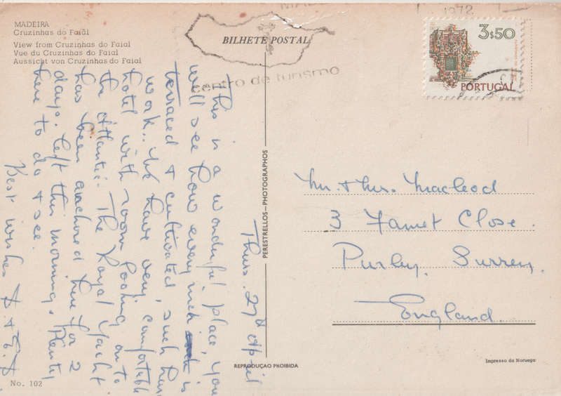 USED POST CARD