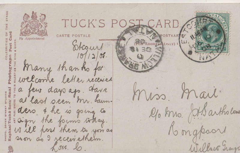 USED POST CARD