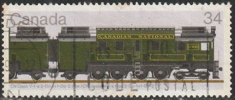 CANADA 1986 Railway Locomotives ULH SG 1224