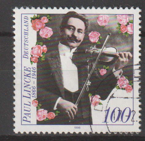 GERMANY 1996 The 50th Anniversary of the Death of Paul Lincke, Composer ULH SG 2731