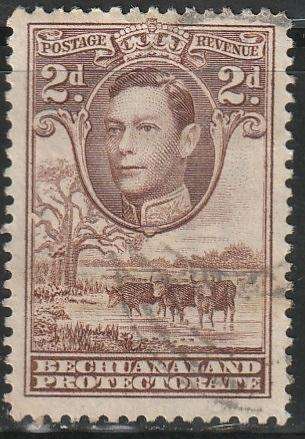 BECHUANALAND 1938 -1944 King George VI and Landscape ULH SG 121