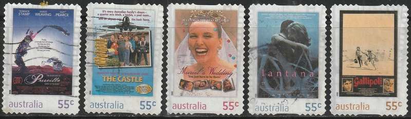 AUSTRALIA 2008 Favourite Australian Films UNH SG 3106-10