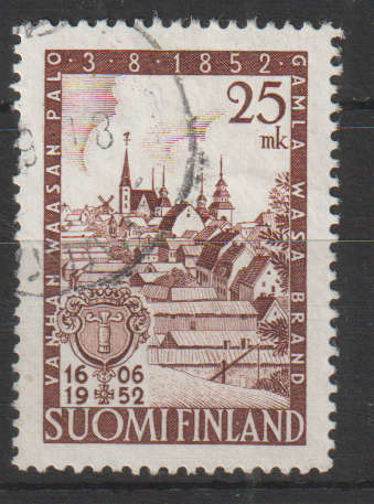 FINLAND 1952 The 100th anniversary of the fire in Vasa ULH SG 511