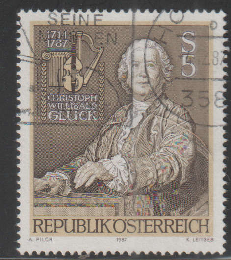 AUSTRIA 1987 The 200th Anniversary of the Death of Christoph Willibald Gluck UNH SG 2148